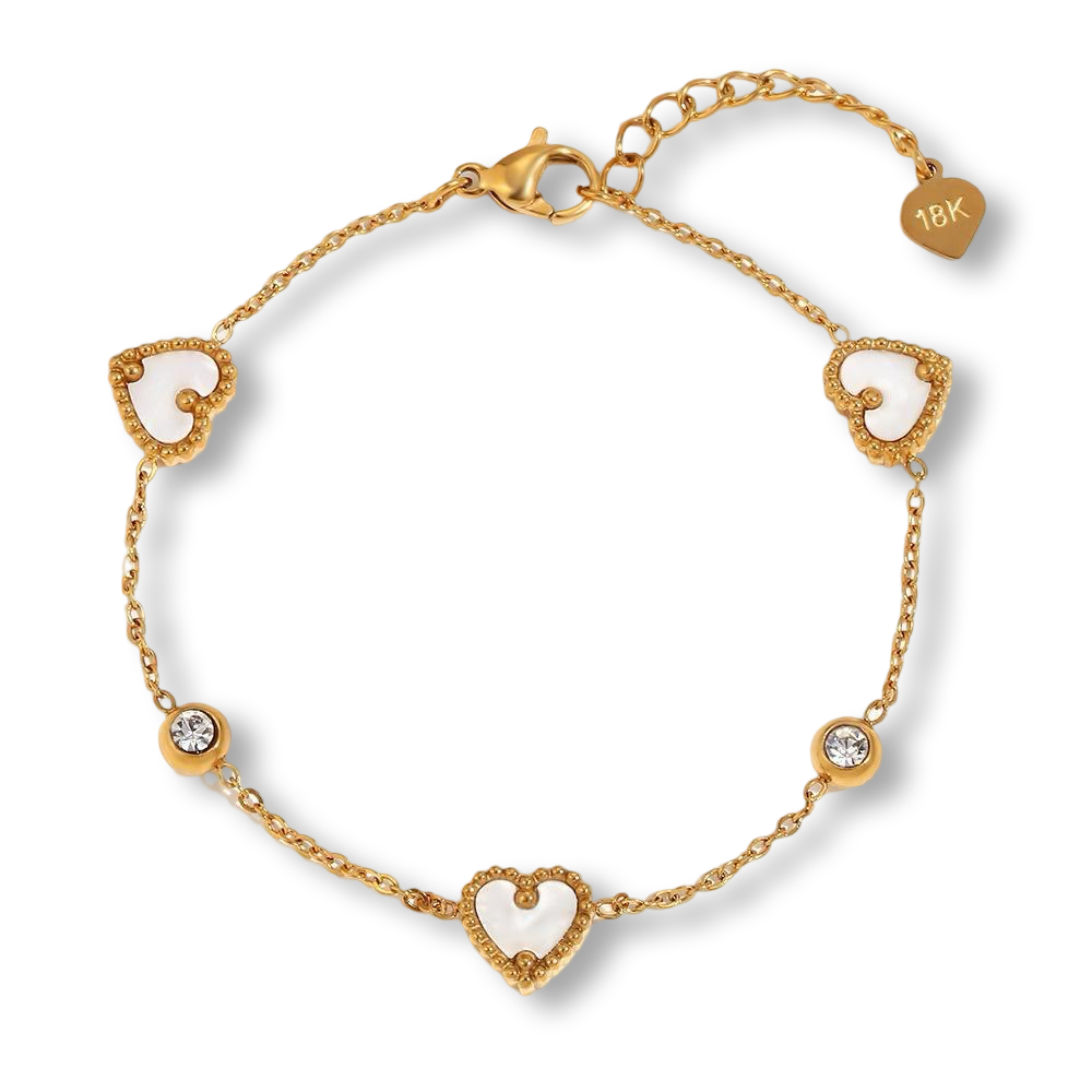 Heart Charm Bracelet